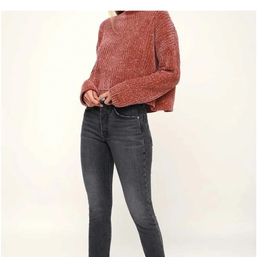 Blank NYC Revolve Sweater Chenille Knit Pink- S - Picture 2 of 9